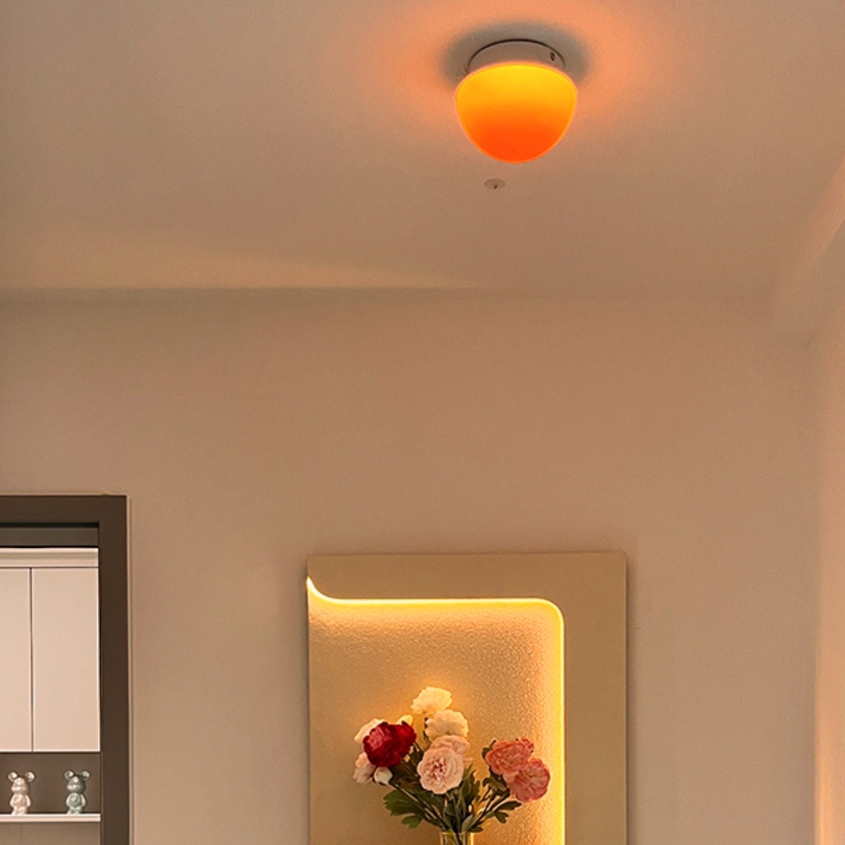 Modern Sunset Ceiling Lamp – Warm Glow Acrylic Flush Mount Light S261