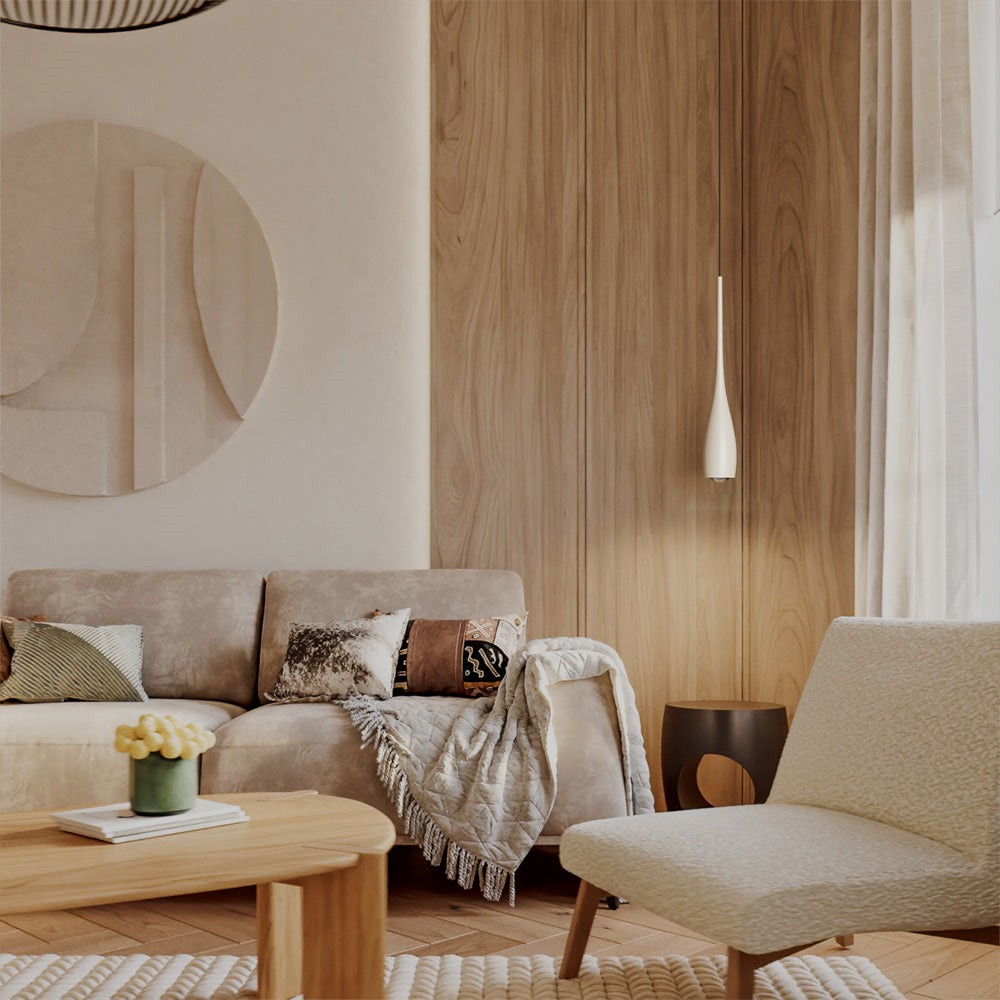 Minimalist Water Drop Pendant Light S75