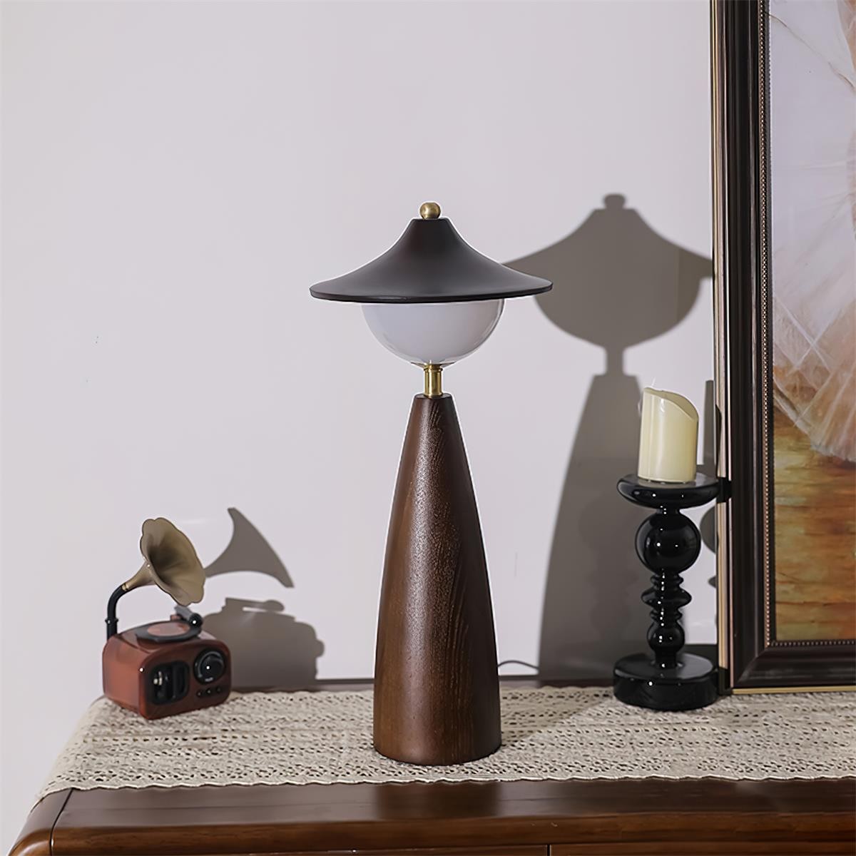 French Retro LED Bedside Table Lamp for Bedroom M225