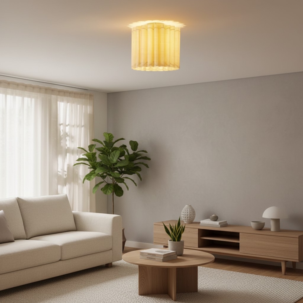 Velura Linen Shade Pendant - Modern Transitional Ceiling Light for Dining Rooms & Kitchens T808