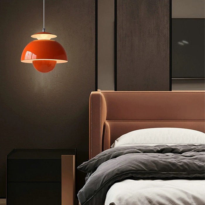 Scandinavian Metal Flower Pendant Light - Living Room Fixture S97
