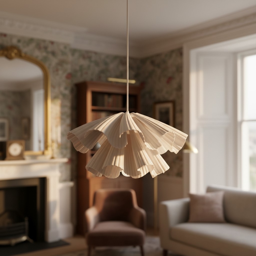Elora Plastic Pendant Lamp - Lightweight Modern Design for Bedrooms or Living Rooms T801
