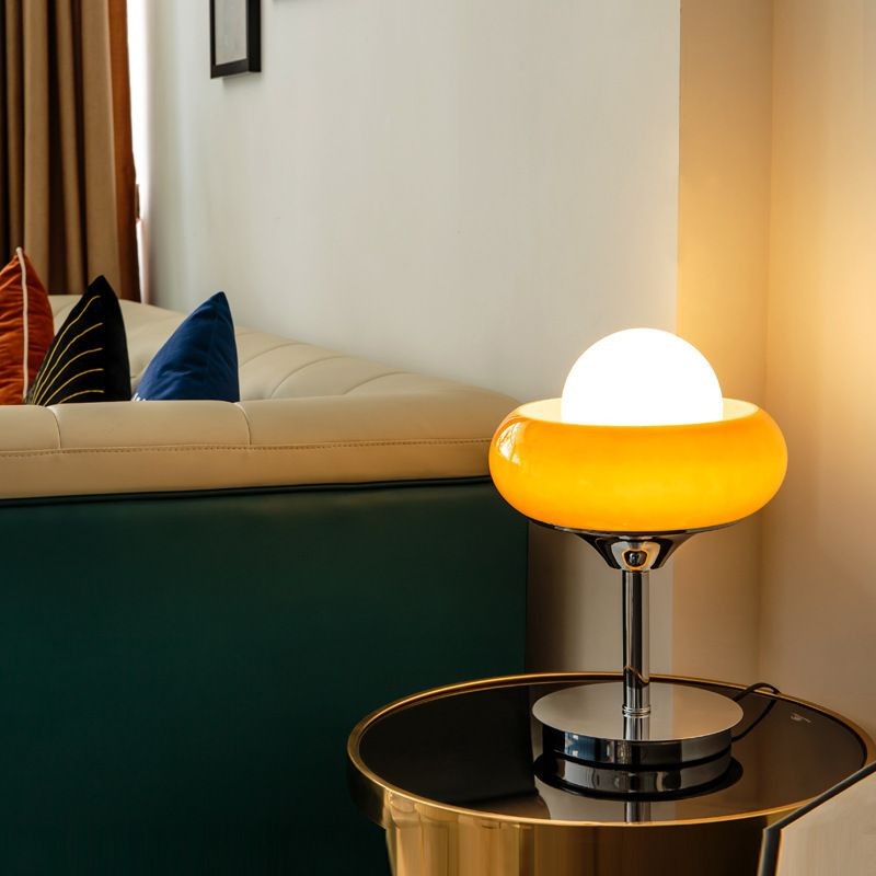 Bauhaus Glass Creative Egg Tart Table Lamp S141