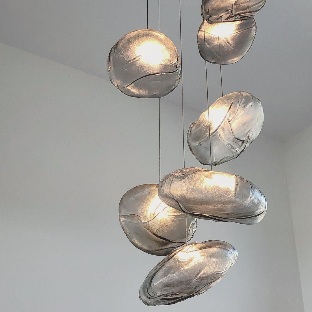 Multi-Head Irregular Glass Bubble Chandelier M79