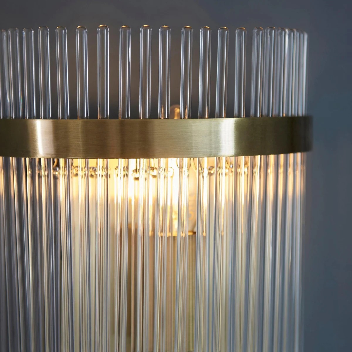RibGlow Minimalist Glass Rod Wall Light - Elegant Accent Sconce for Home T867