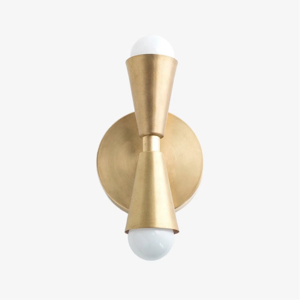 Pyralis  Cone Shade  Double Wall Light - Contemporary Living Room Glow T334