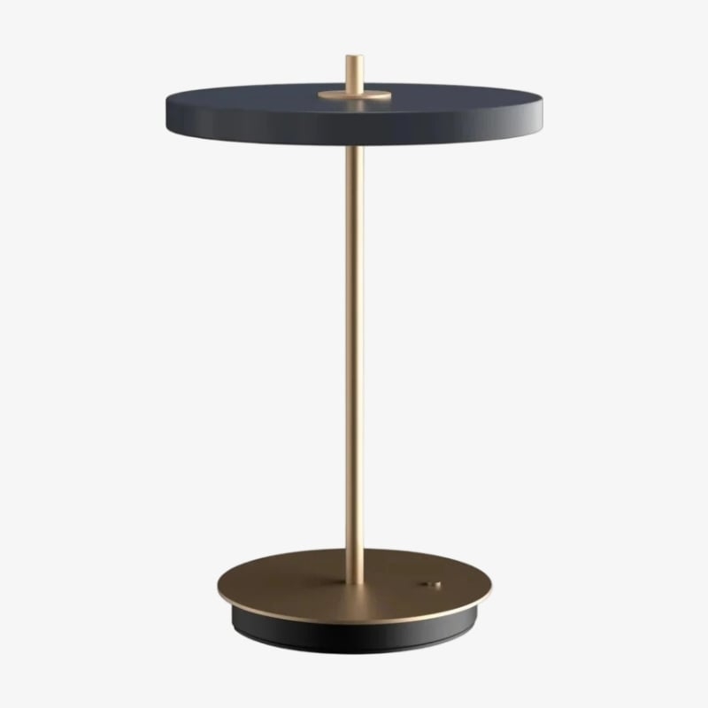 Astris Minimalist Metal Table Lamp - Contemporary Desk & Bedside Accent Lighting T581