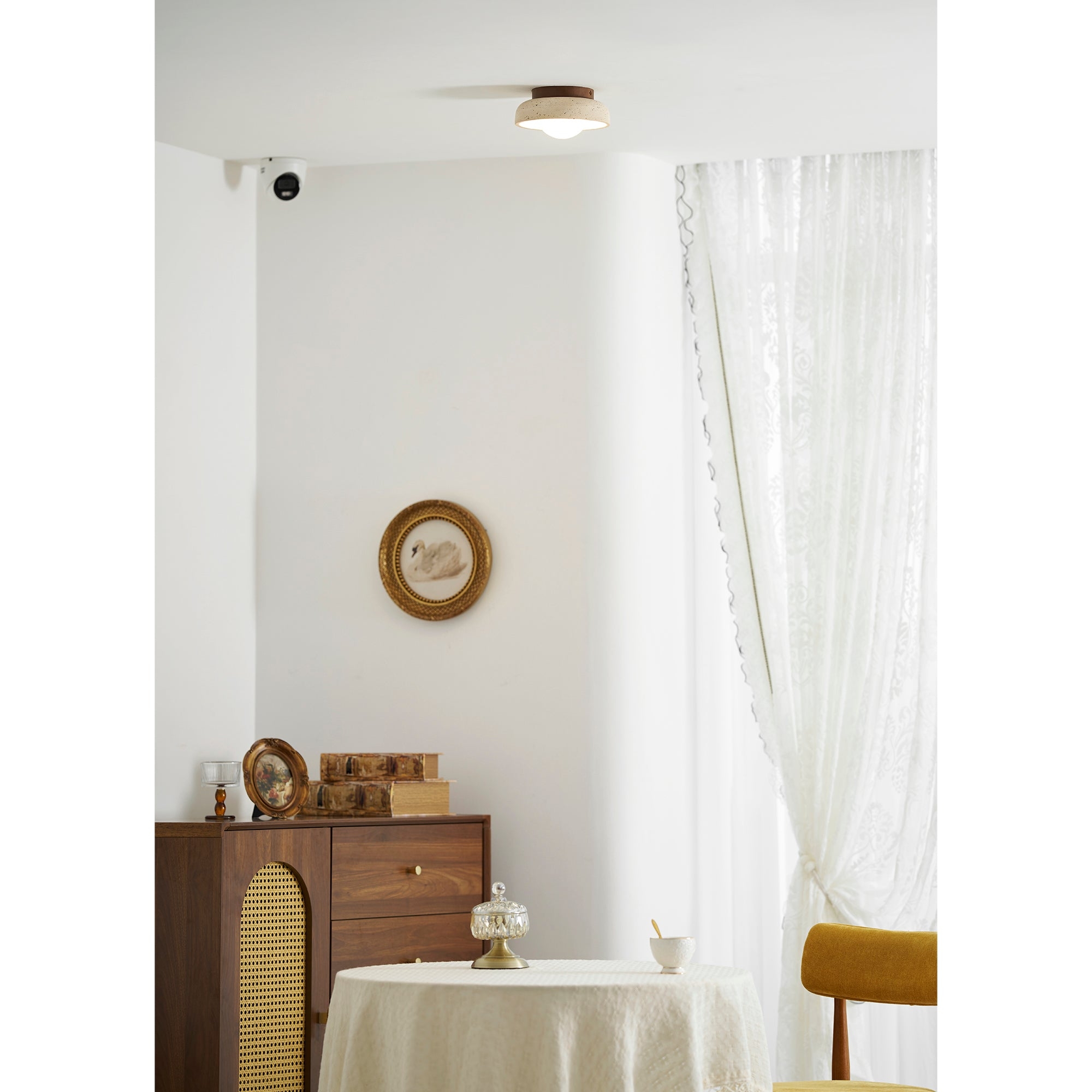 Piedra Travertine Ceiling Lamp T1906