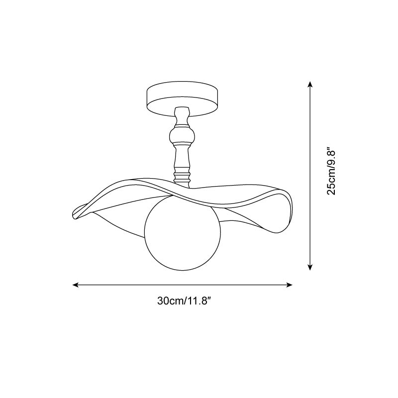 Nordic Wood Grain Ceiling Light P070