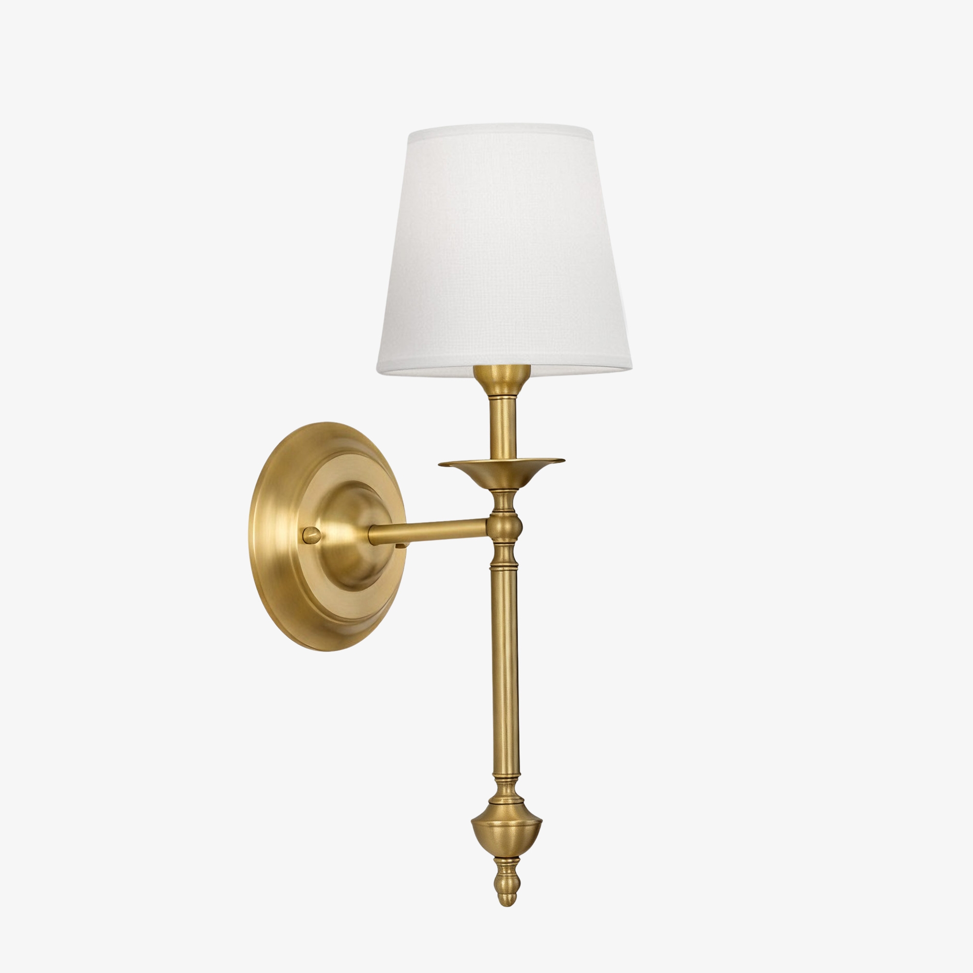 Arcuma Wall Lamp - Modern Copper and Fabric for Living Room T492
