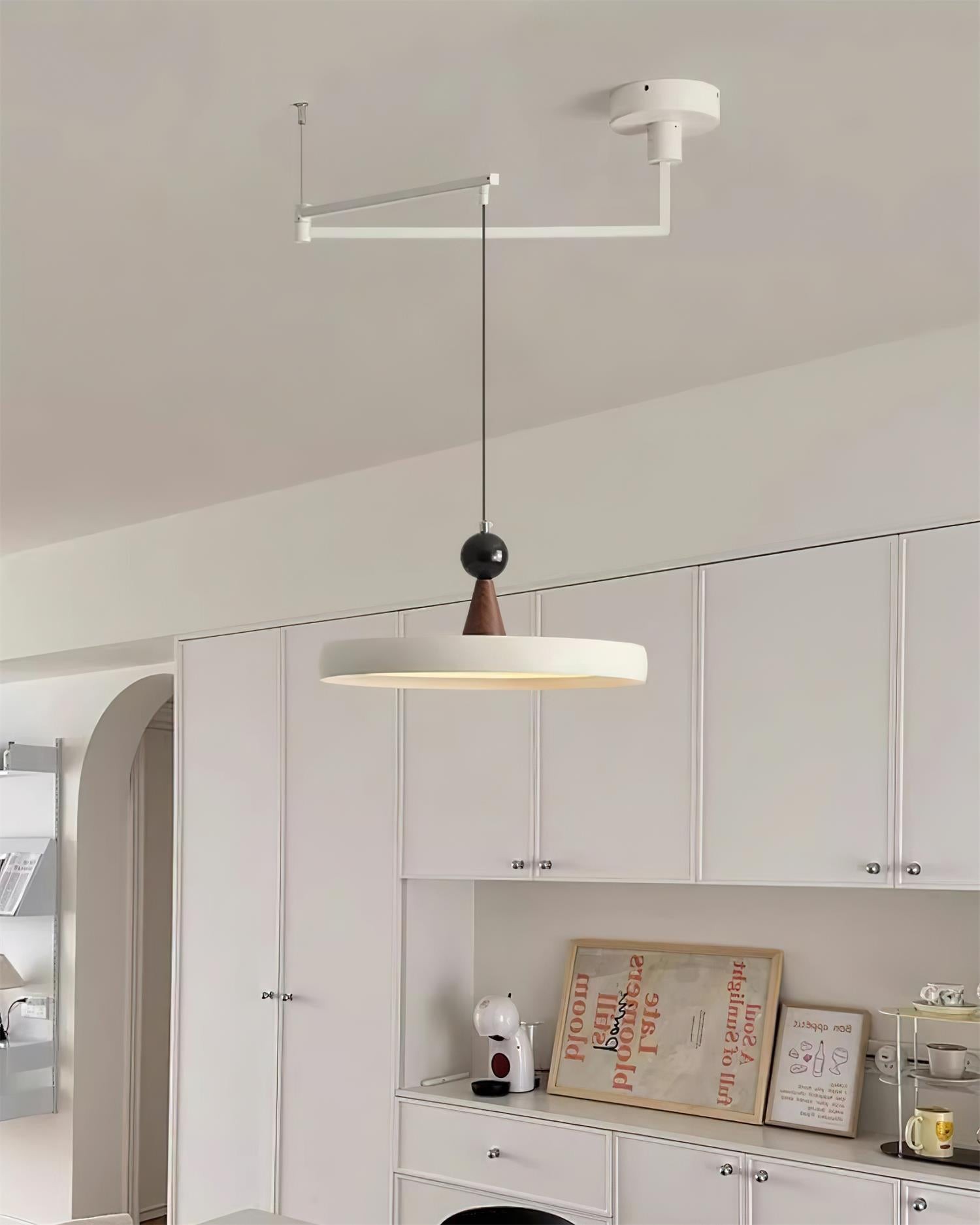 UFO Swing Arm Pendant Light P037