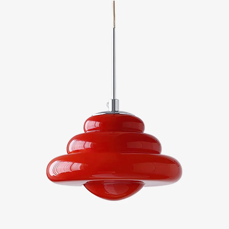 Bomiello Layered Glass Pendant - Modern Minimal Light for Living Room T586