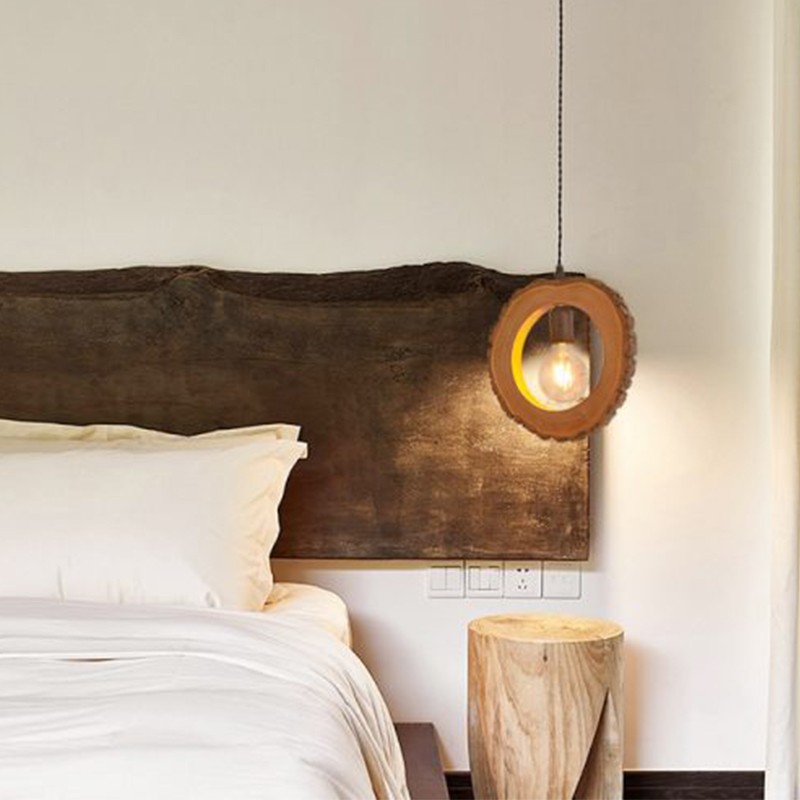 Annulus Wooden Pendant Light