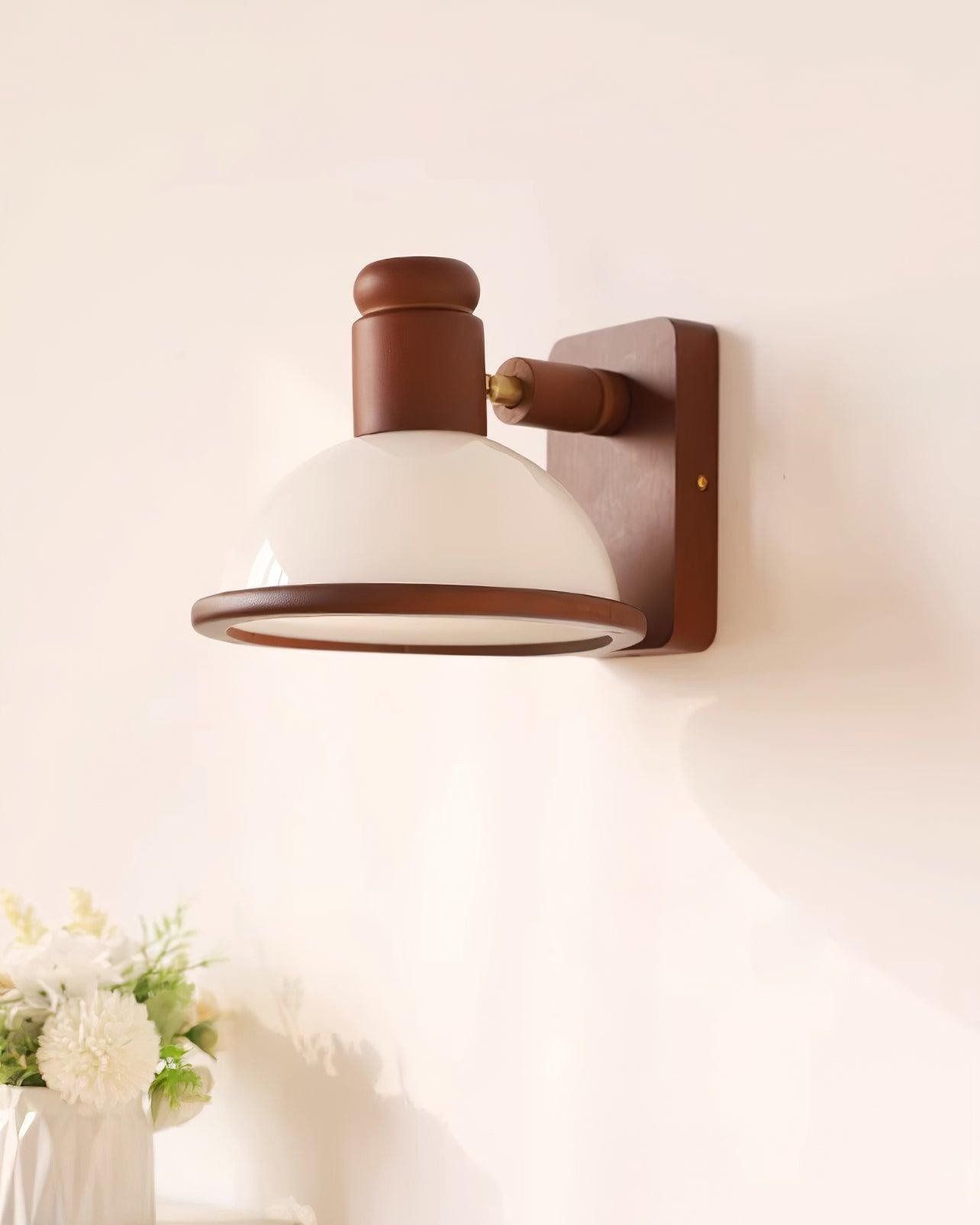 Modern Wooden Adjustable Bedside Reading Wall Lamp M275