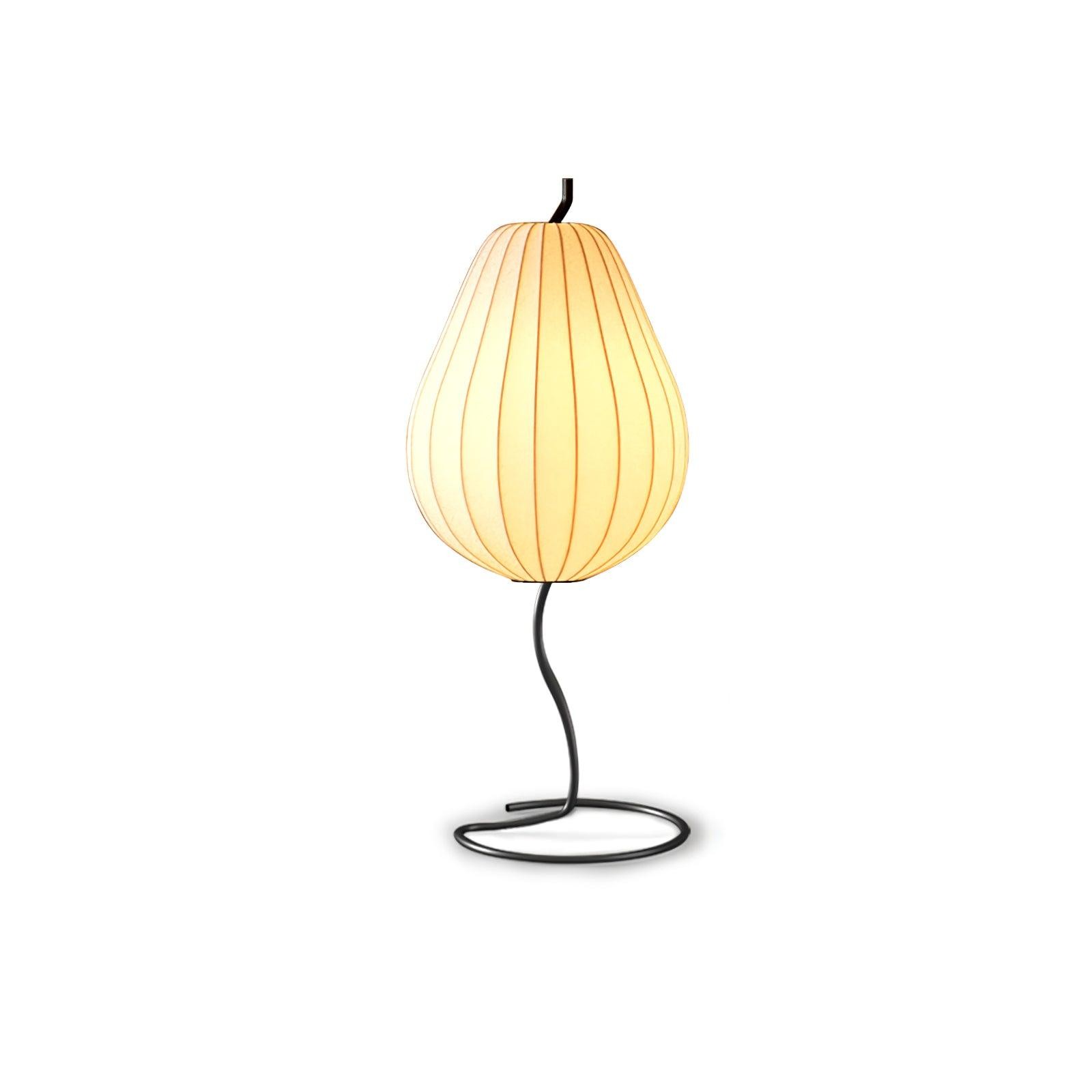 Pear-shaped Shite Floor Lamp Suitable For Living Room M519