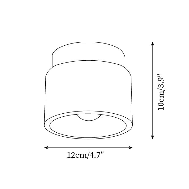 Travertine and Wood Design - Nordic Ceiling Light for Modern Spaces M98