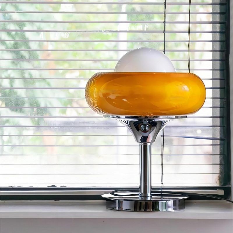 Bauhaus Glass Creative Egg Tart Table Lamp S141