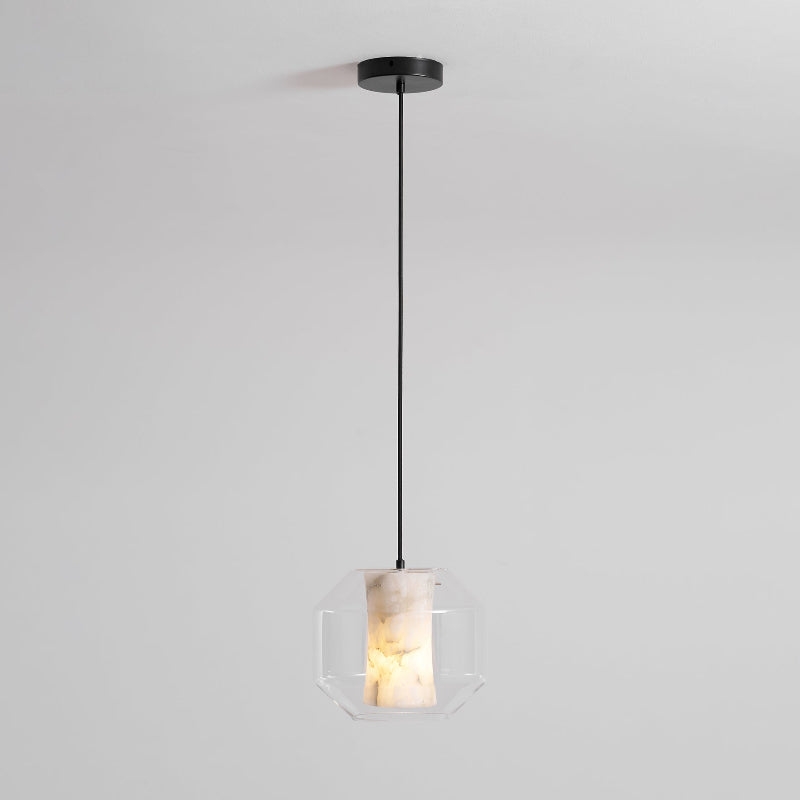 Glass Alabaster Pendant Lamp T1668