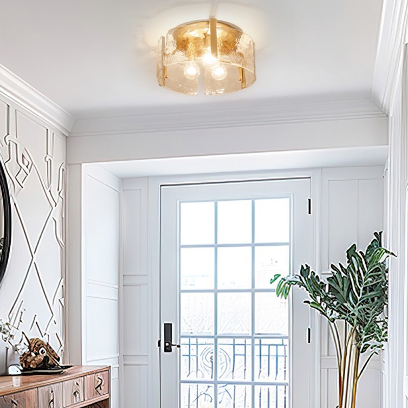 Nordic Light Luxury Flush Mount Ceiling Lamp for Living Room G27