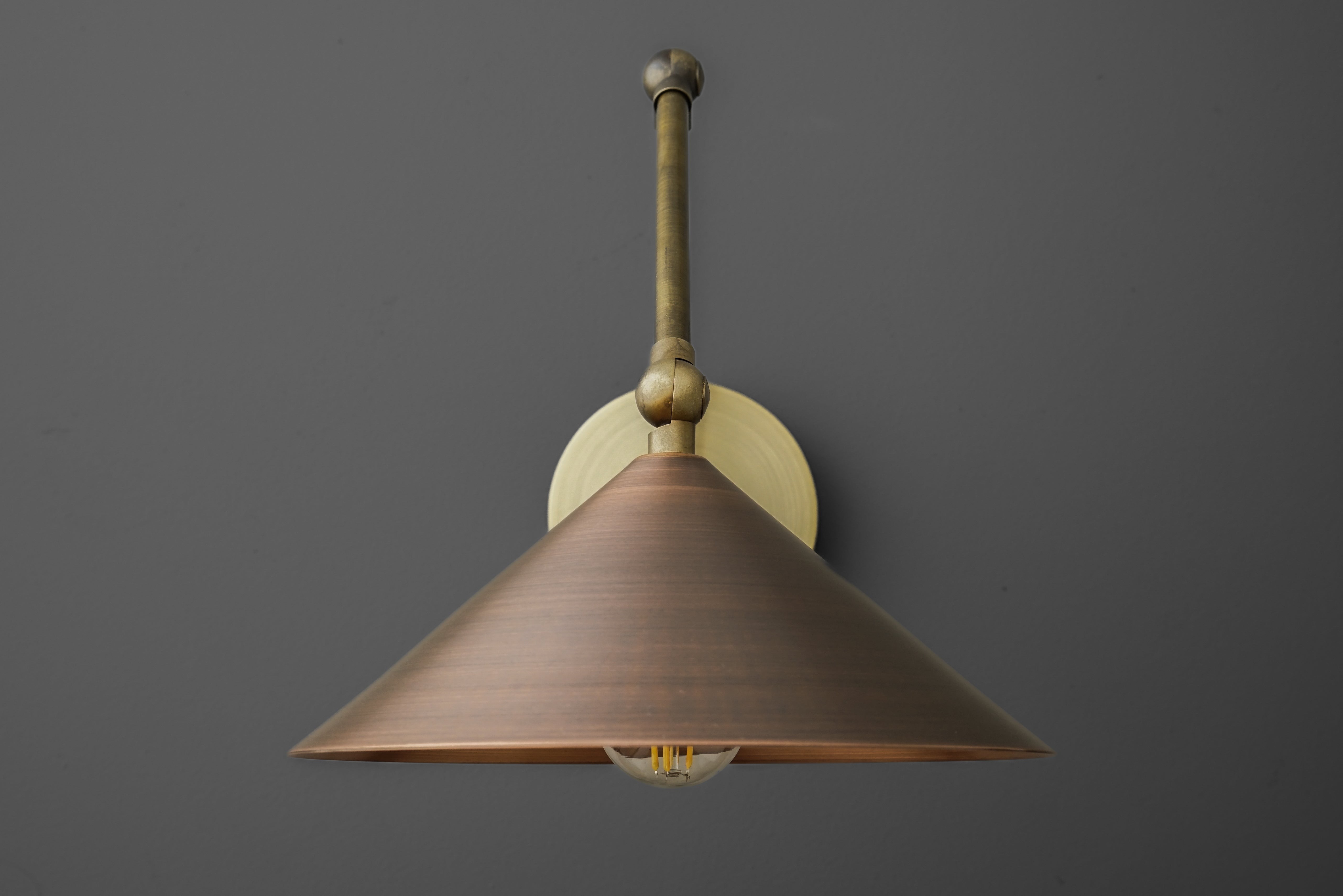 Conique Meta Adjustable Wall Sconce - Vintage Industrial Light T393
