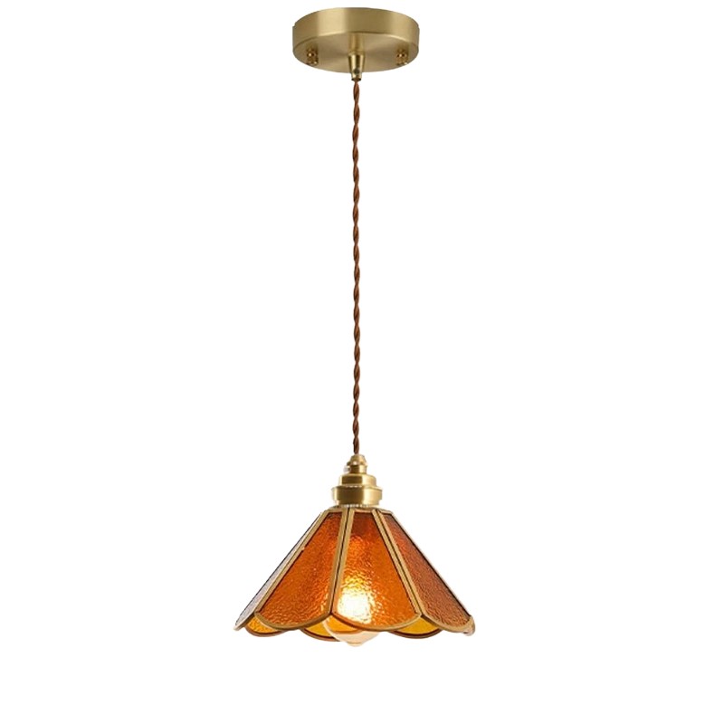 Stained Glass Vintage Pendant Light