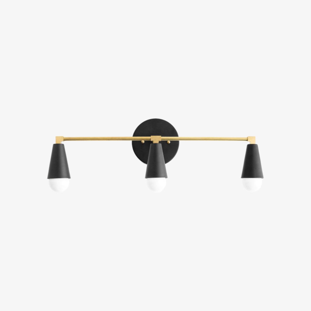 Pyralis Cone 3 Light Vanity Light - Modern Sconce T301