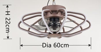 Cloud LED Fan Ceiling Light