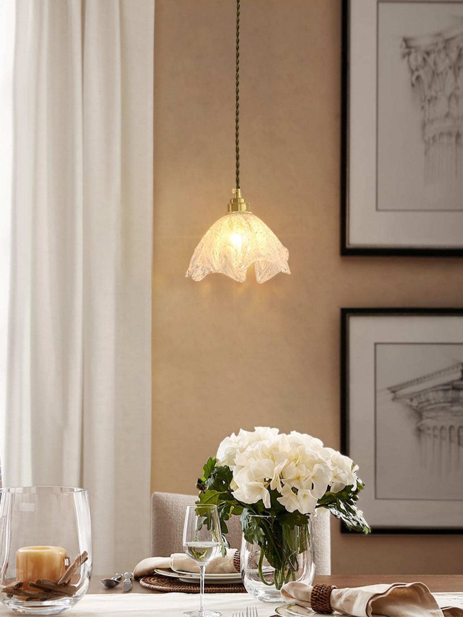 Lotus Crystal Small Pendant Light M539