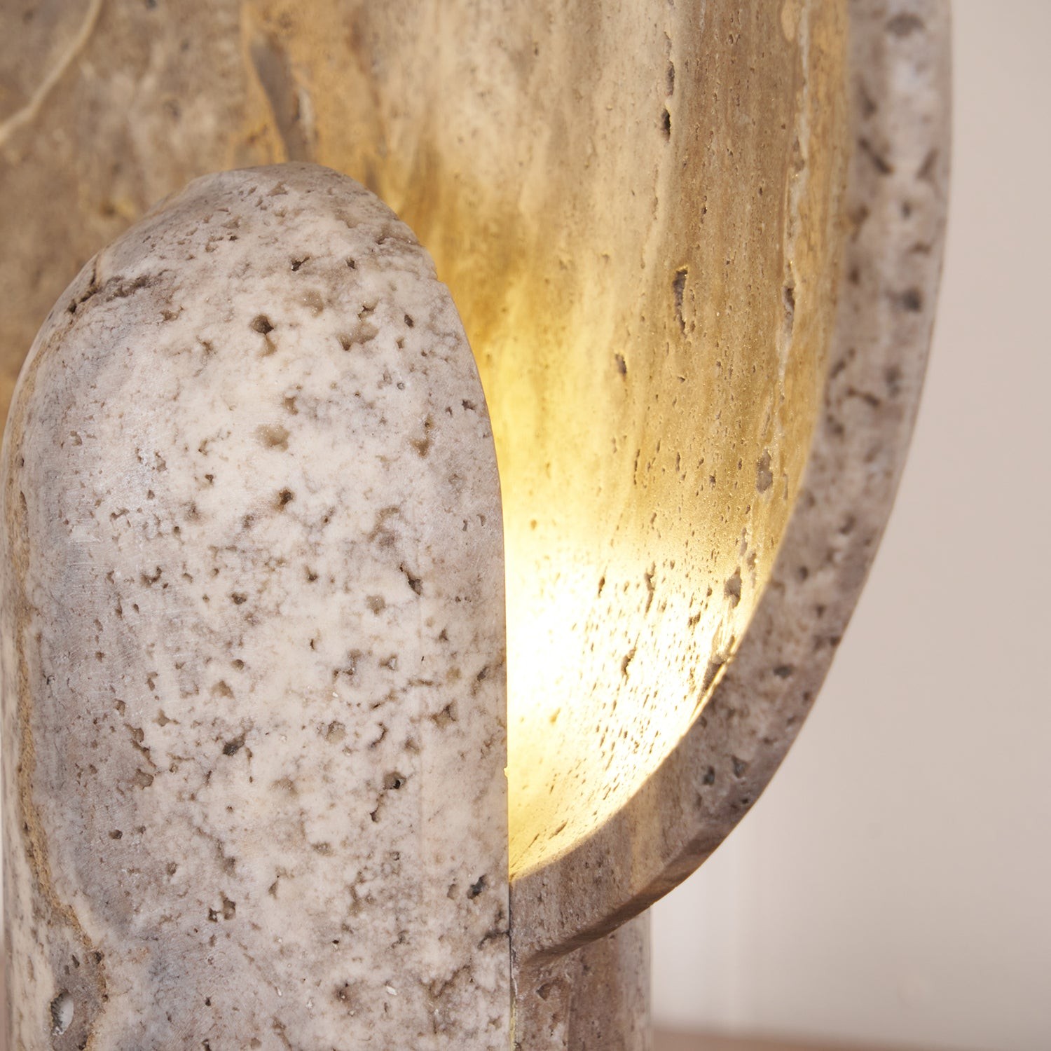 Wabi-sabi Style Eclipse Stone Table Lamp G18