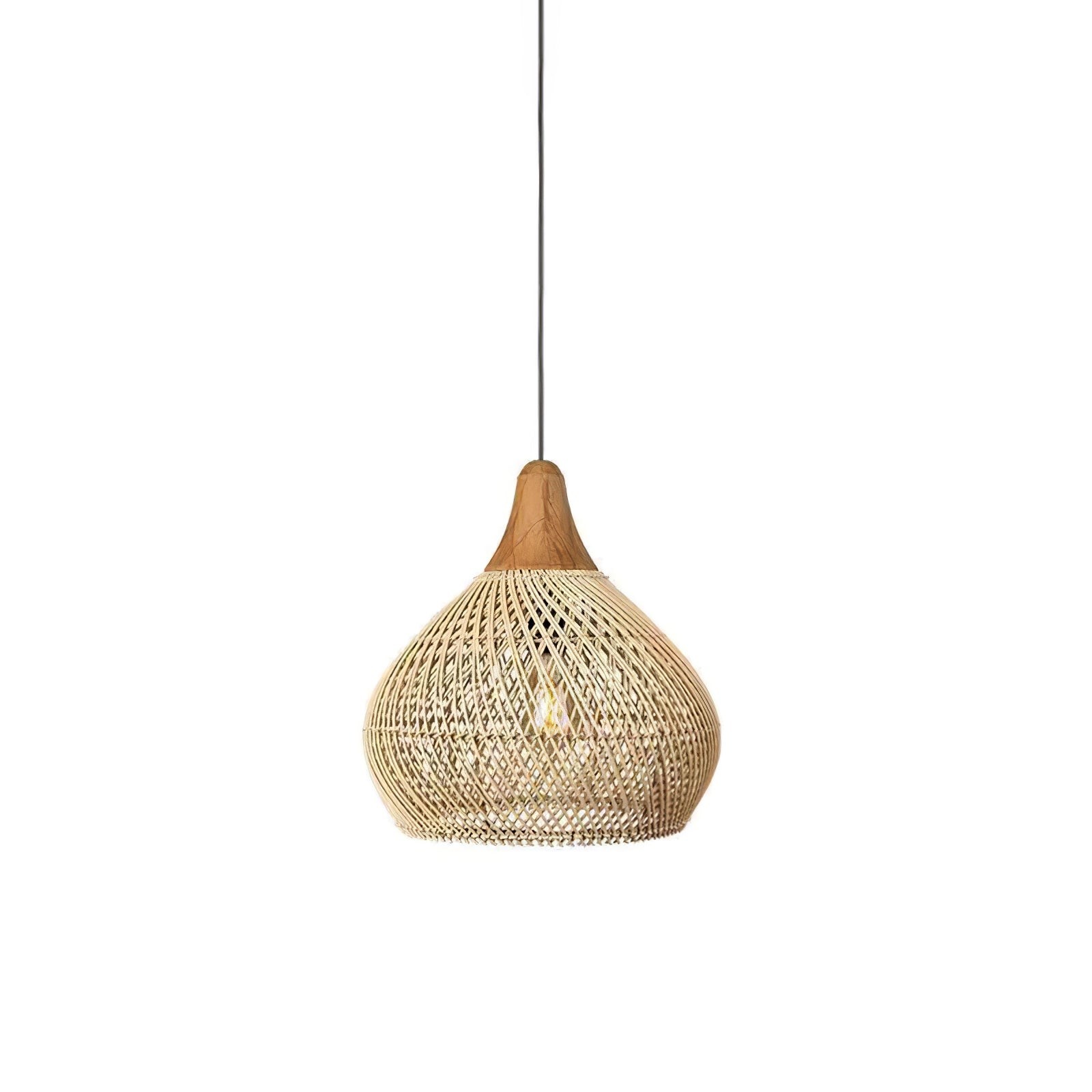 Harp Braided Rattan Pendant Lamp T048
