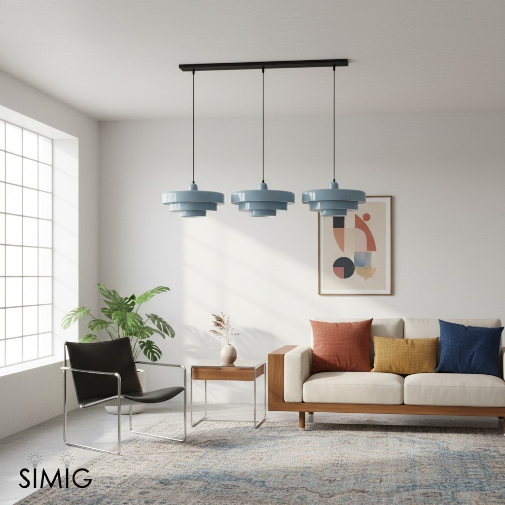 Triple Layer Disc Macaron Cake Pendant Lamp S103