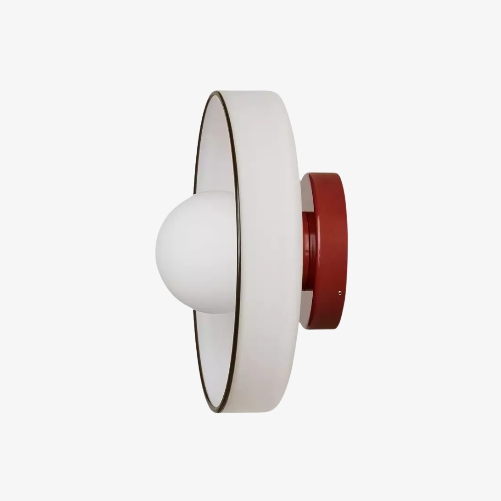 Kalo Blown Glass Disc Orb Flush Mount and Wall Sconce T662