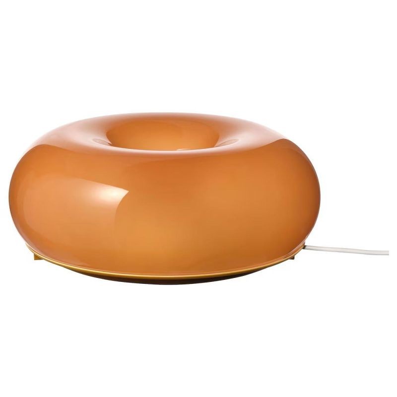 Glass Donut Table Wall Lamp - Bauhaus Style Accent Light Fixture S77