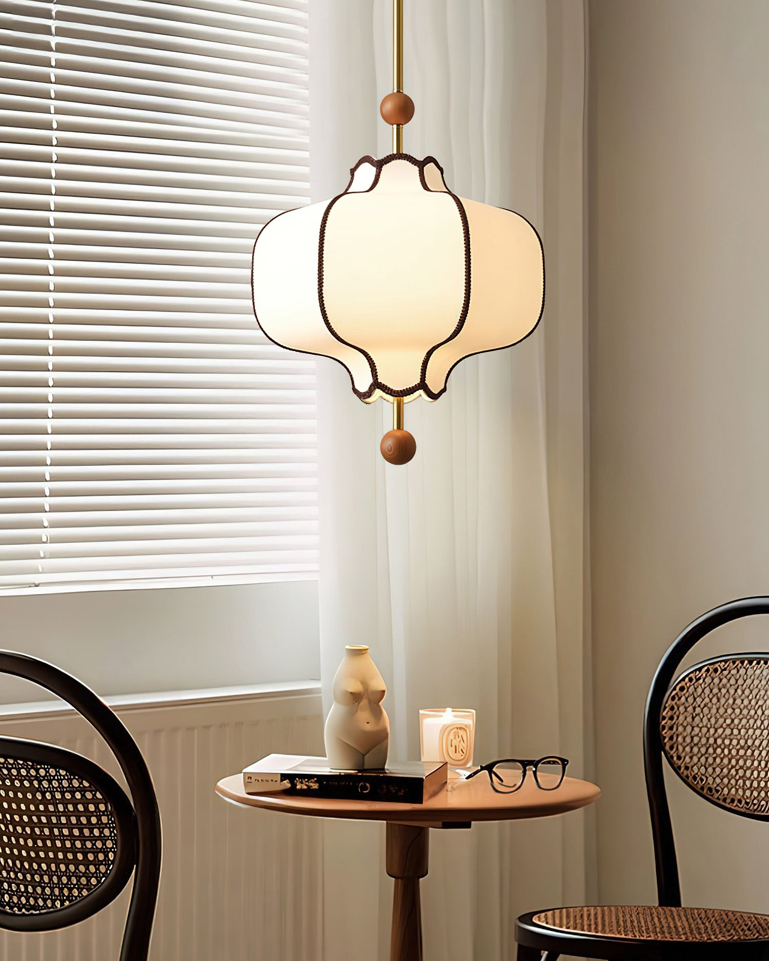 Vintage Textured Fabric Pendant Light M270