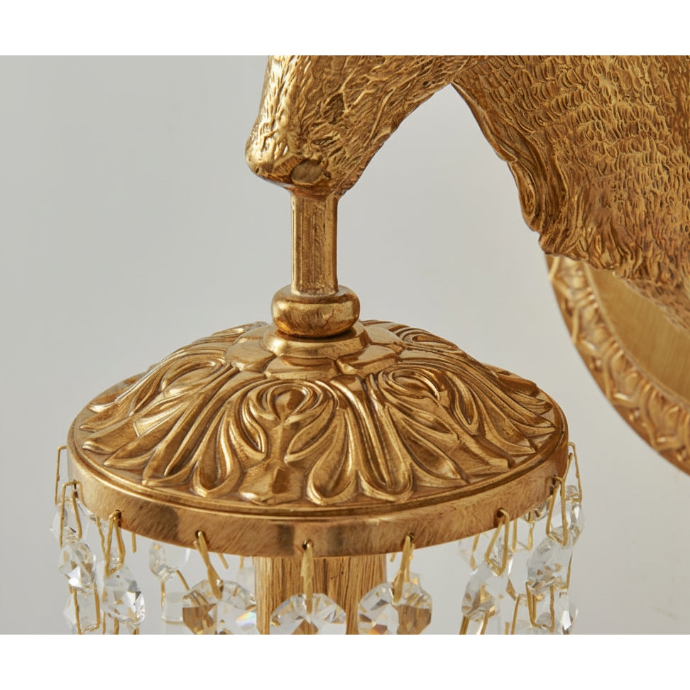 Antler Crystal Wall Lamp T1964