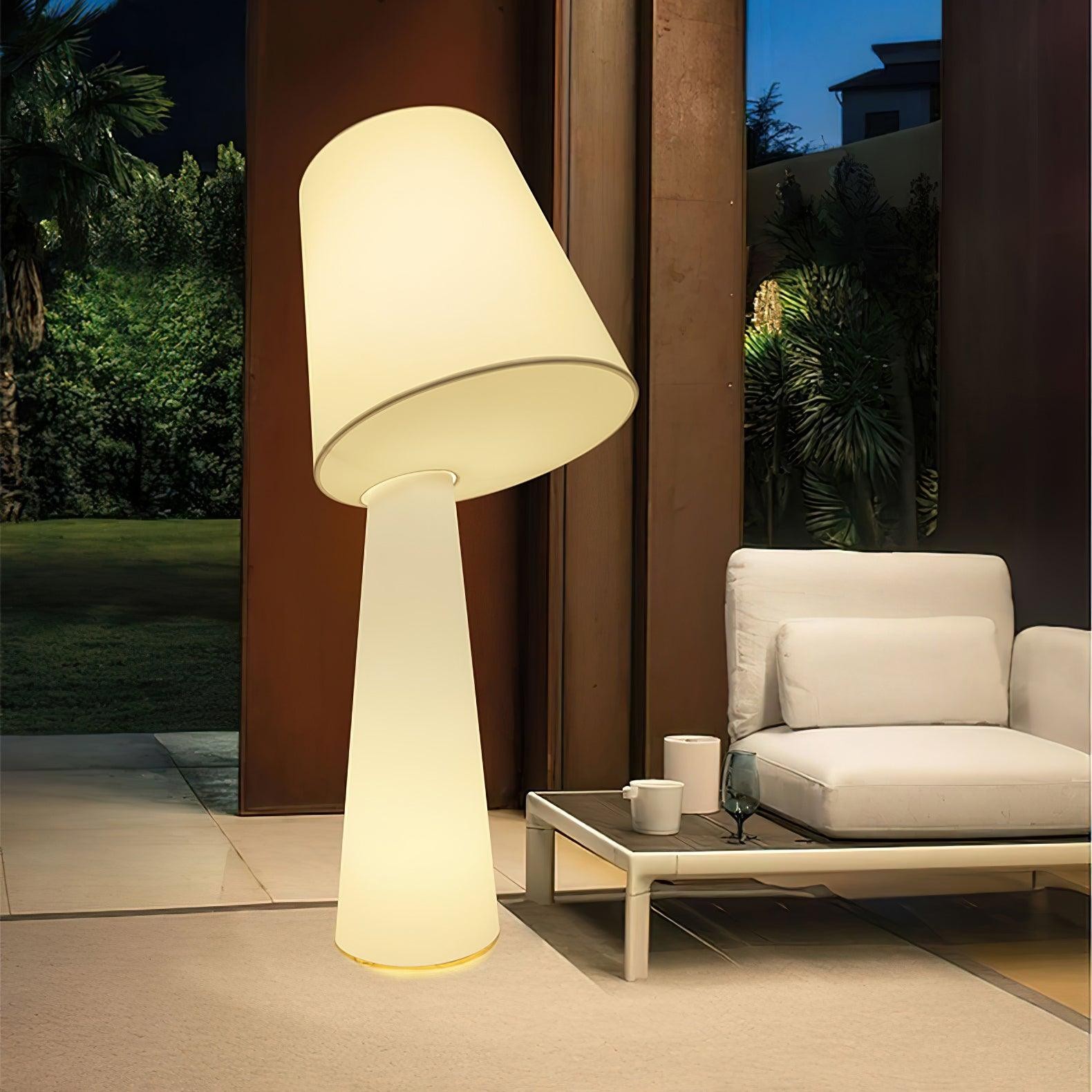 Column Fabric Floor Lamp Suitable For Living Room M561