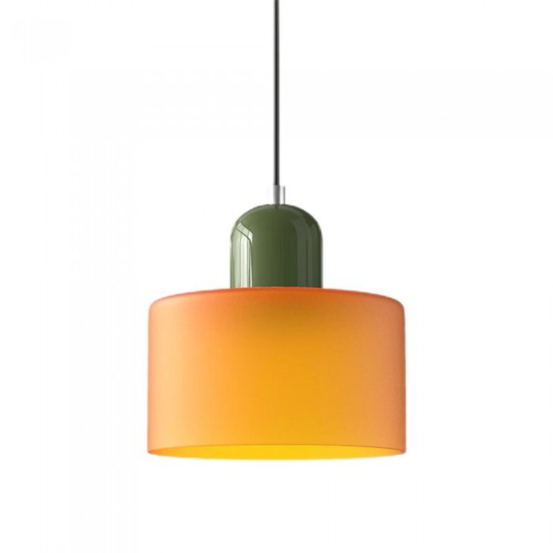 Nordic Morandi Cylinder Glass Pendant Light S66