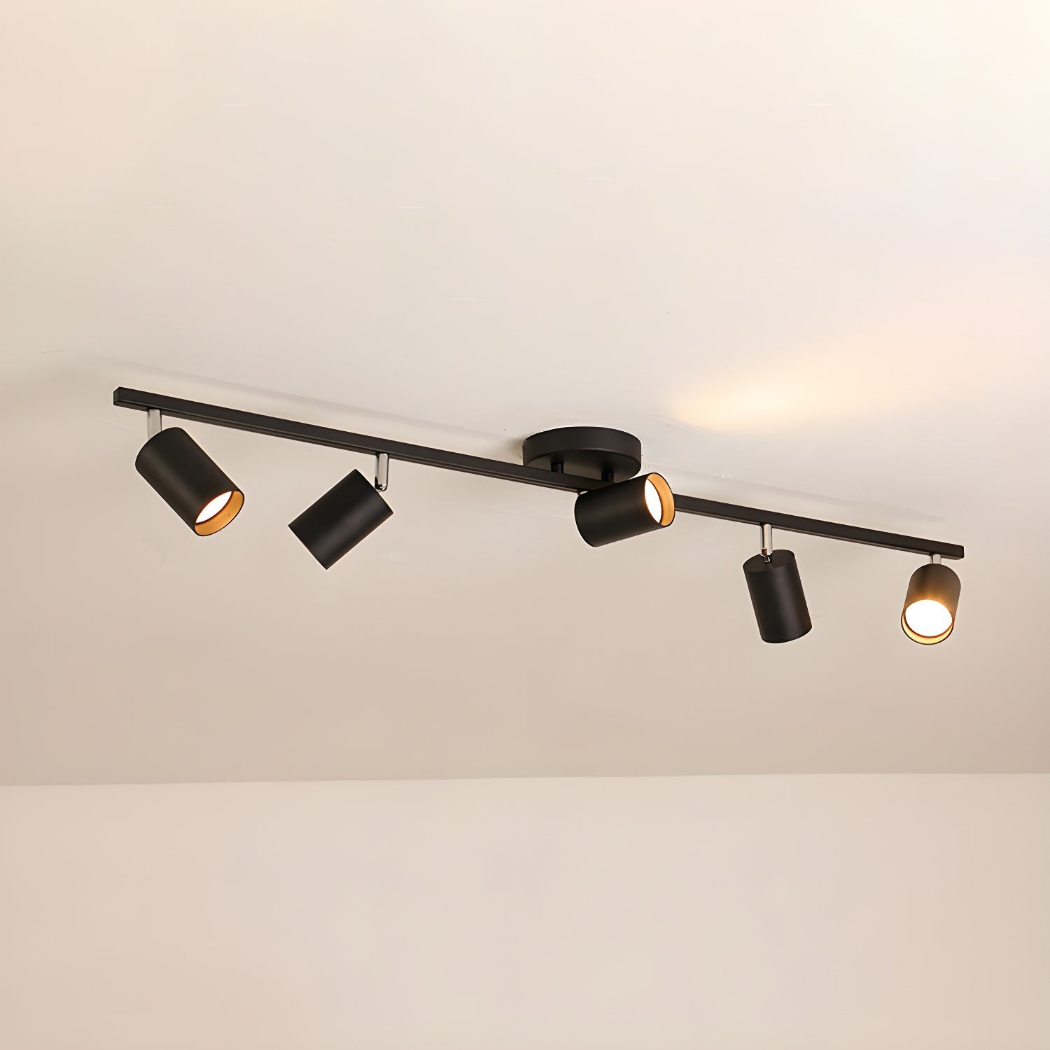 Row Of Multi-Head Metal Ceiling Lights M555