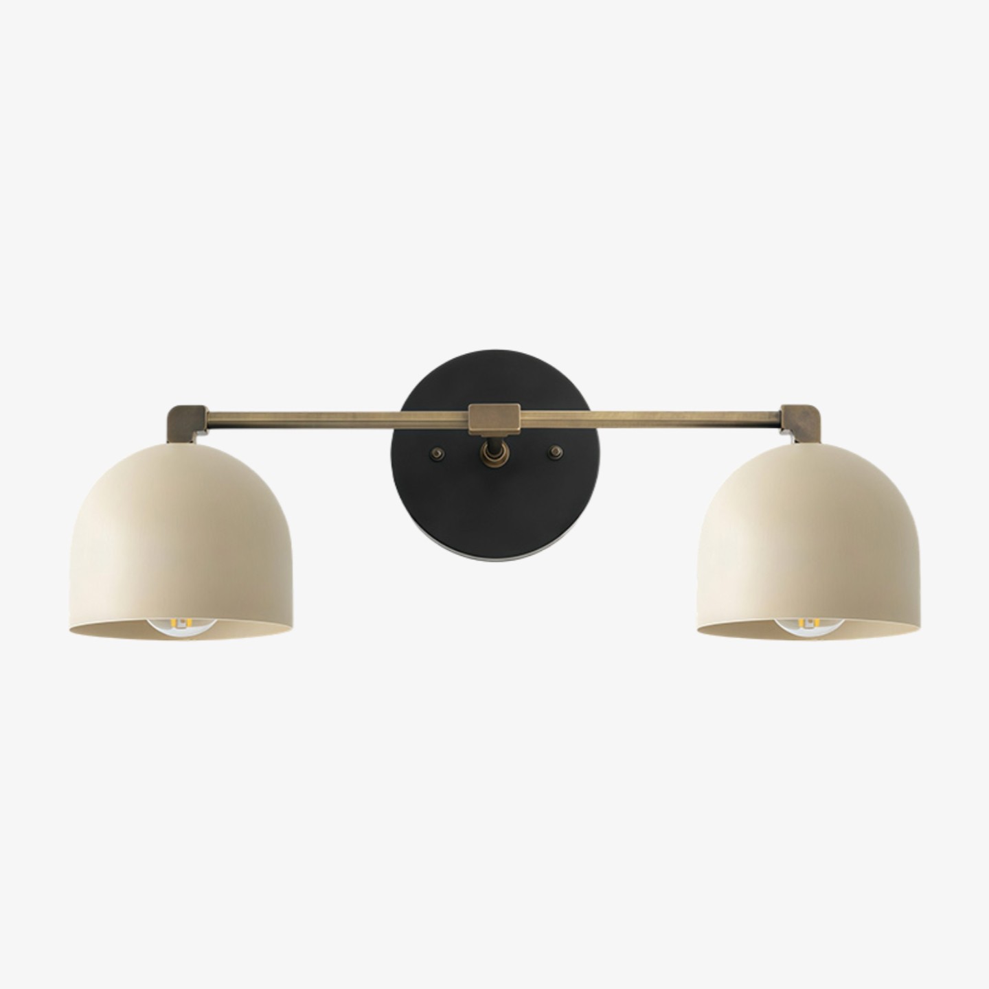 Metio Dome Mid-Century Deep Ball Vanity Lamp - Brass Wall Sconce T412