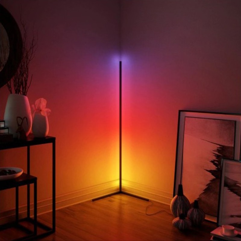 LED Corner Floor Lamp for Living Room
