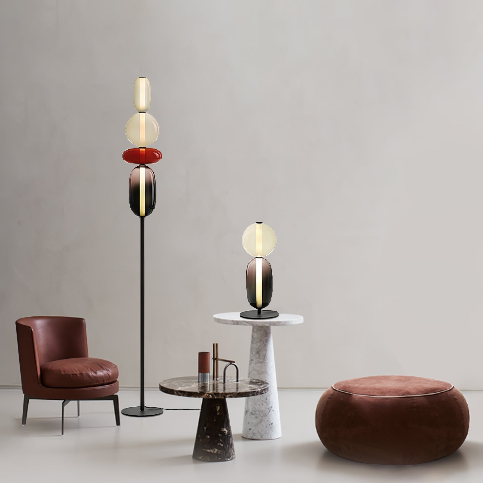 Nordic Creative Minimalist Luxury Glass Floor Light For Living Room M383