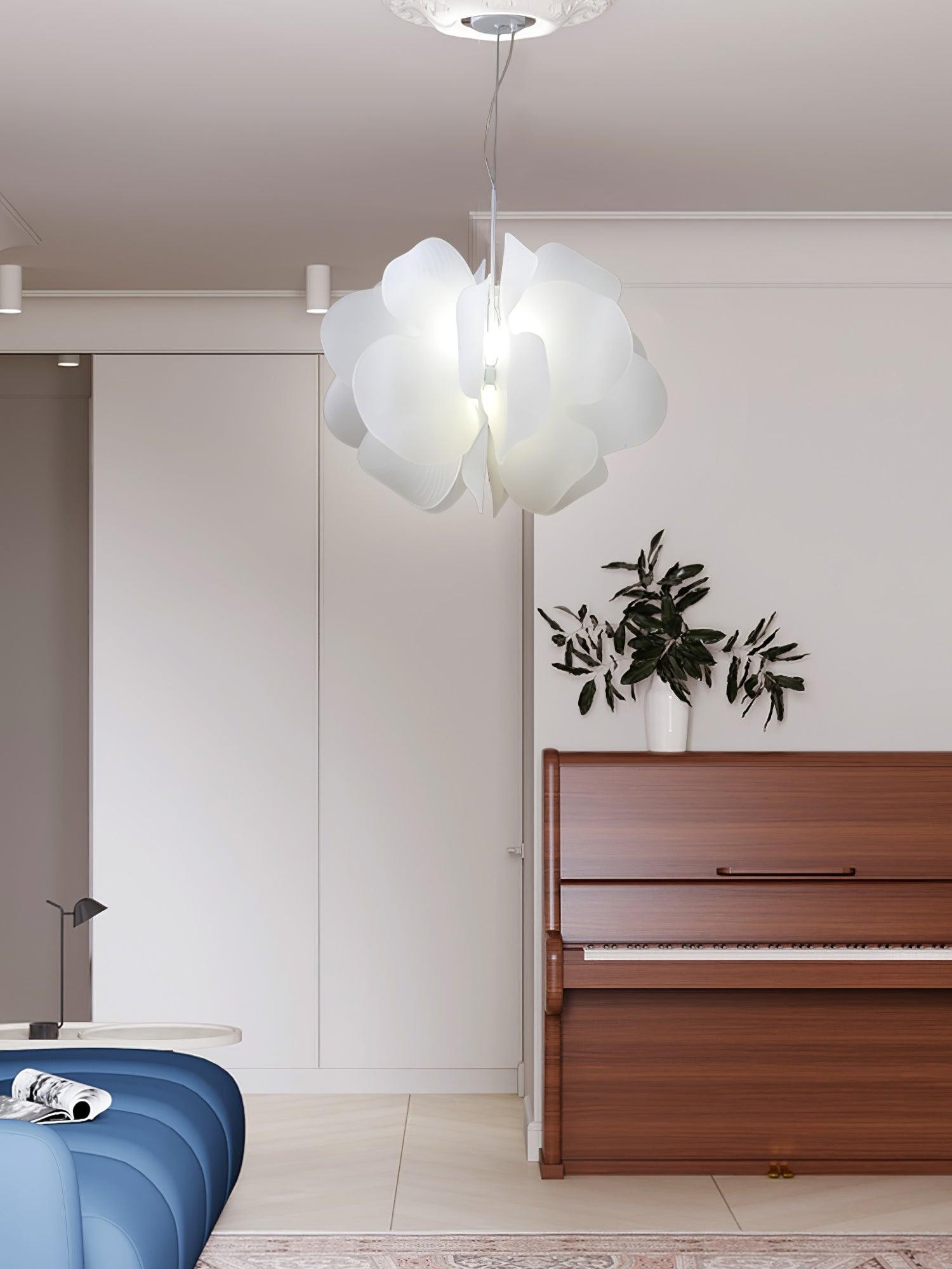 Modern Plastic Flower Design Pendant Lamp M527