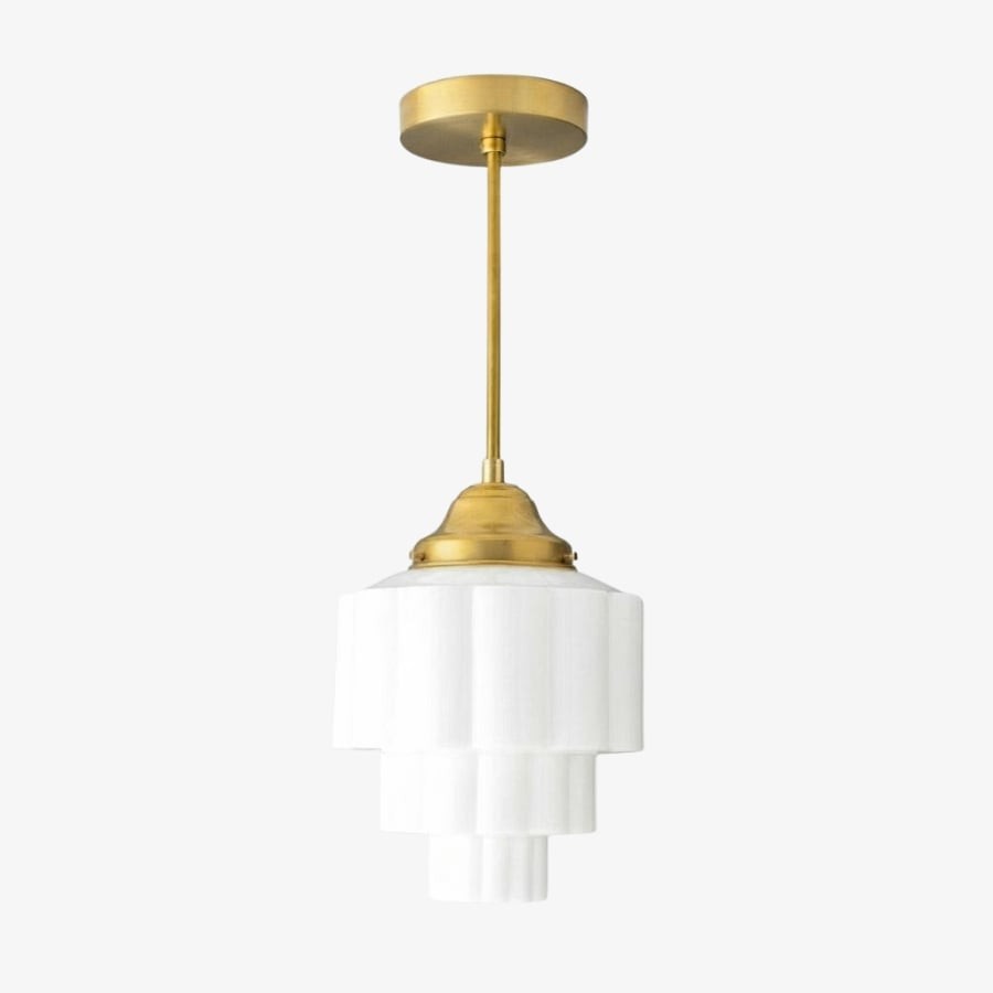Geotower Glass Pendant Light - Elegant Home Lighting T344