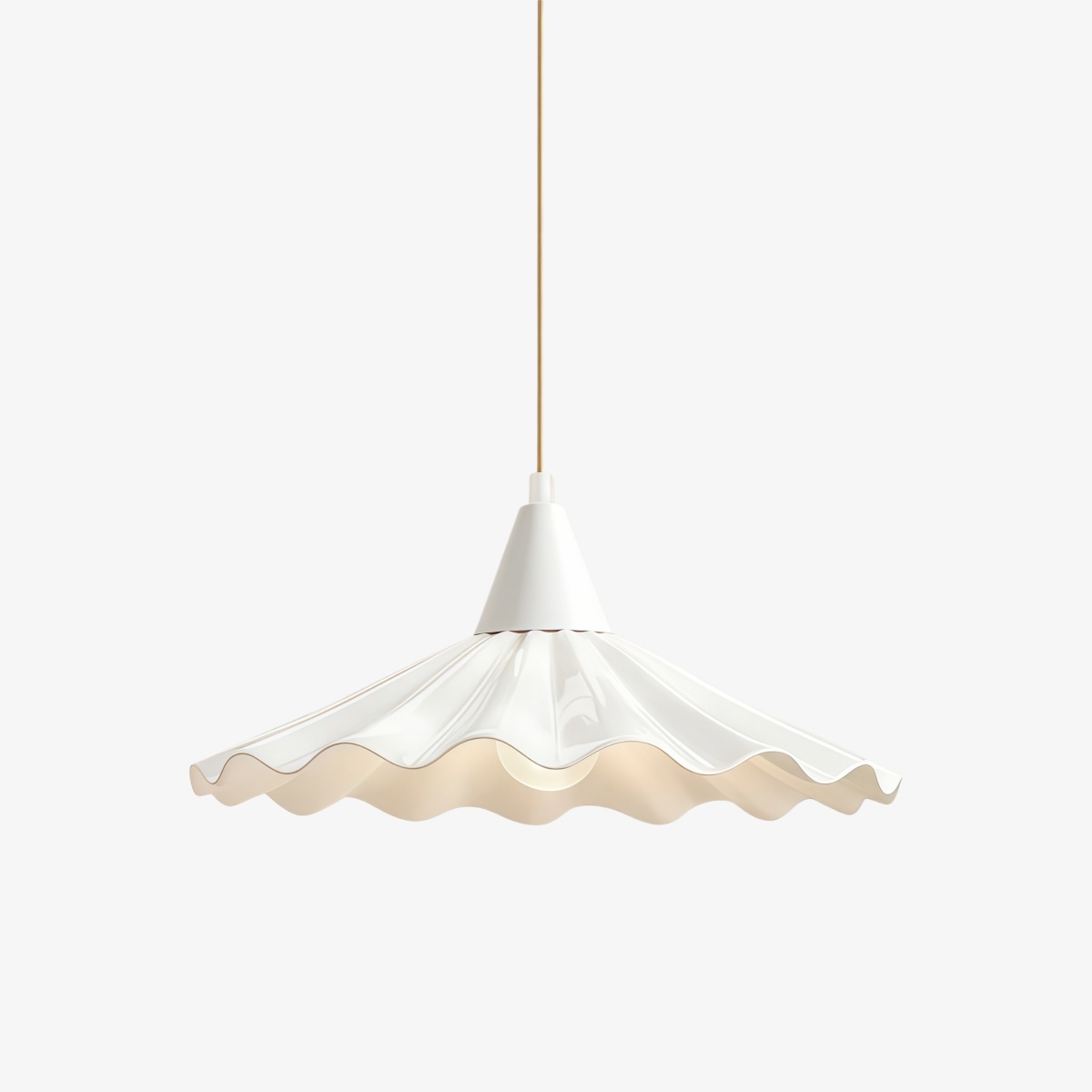 Arluneva Artistic Wave Pendant Lamp - Modern Handcrafted Ceramic Light for Living Room T1156