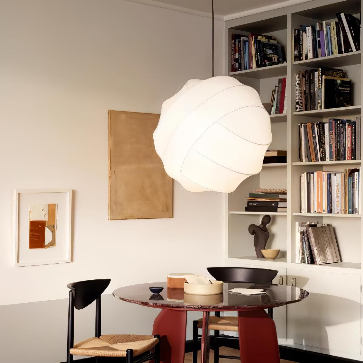 Wabi-Sabi Style Fiber Cocoon Pendant Lamp M400