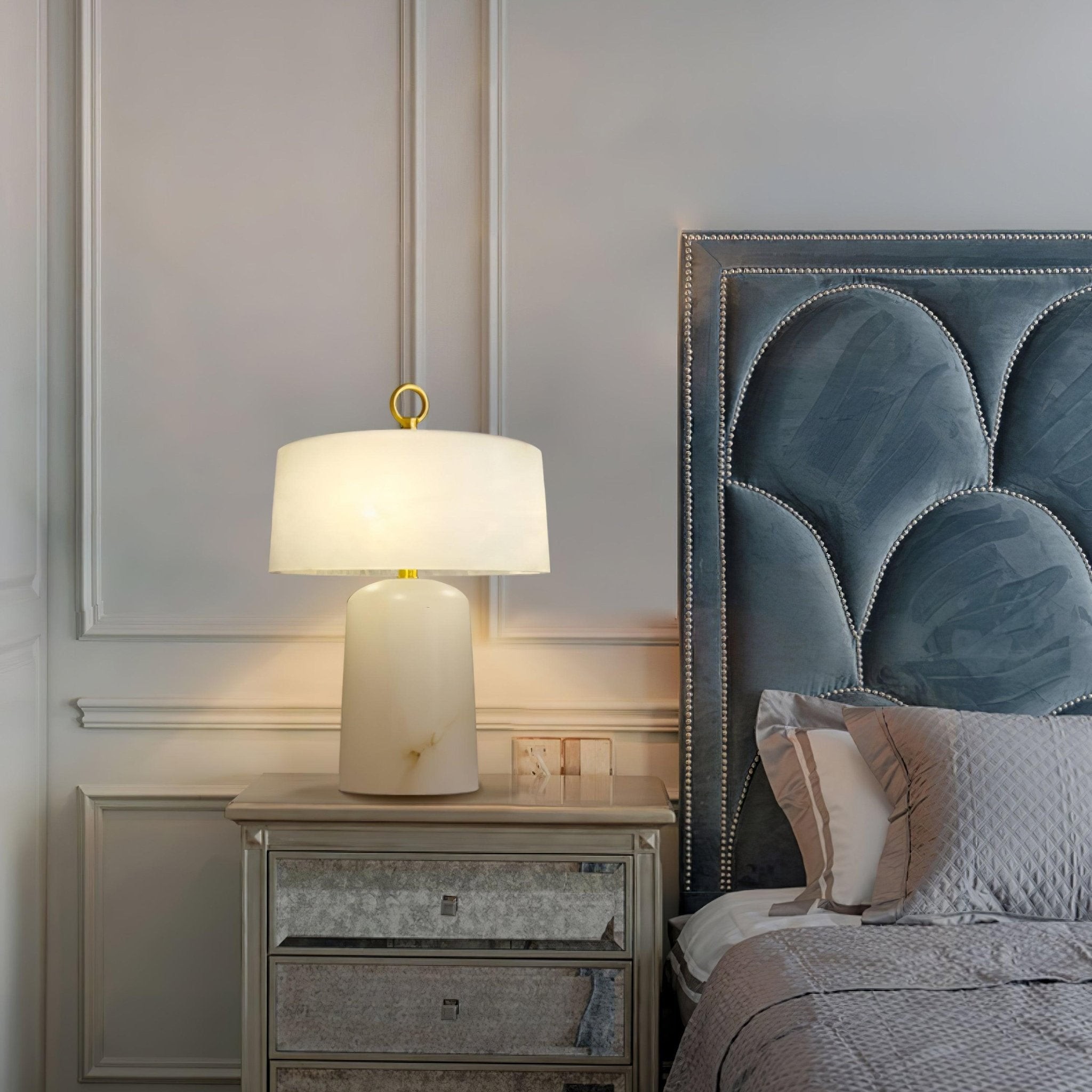 Light Luxury Style Marble Stone Table Lamp M481