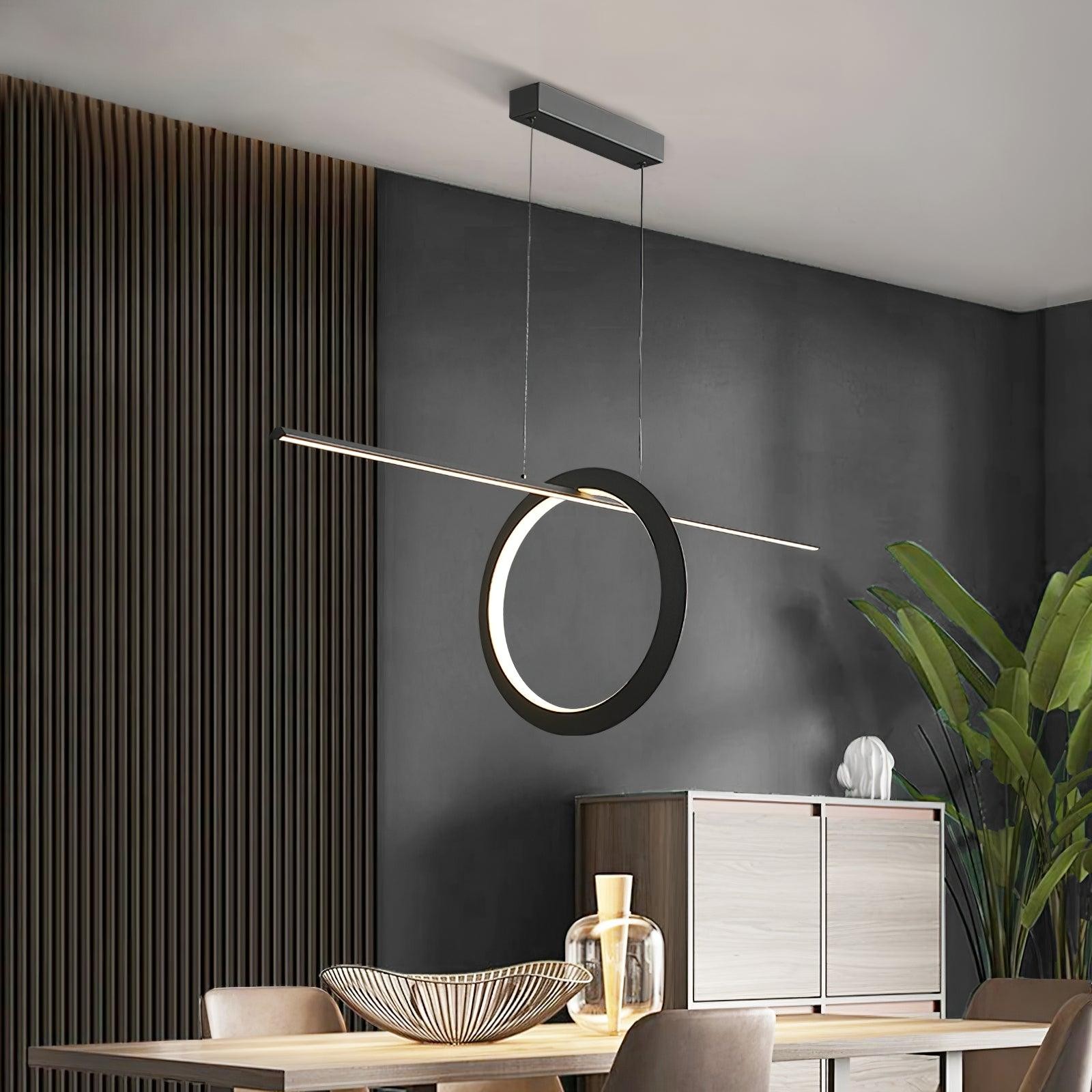 Minimalist High-End Geometric Line Pendant Light M445