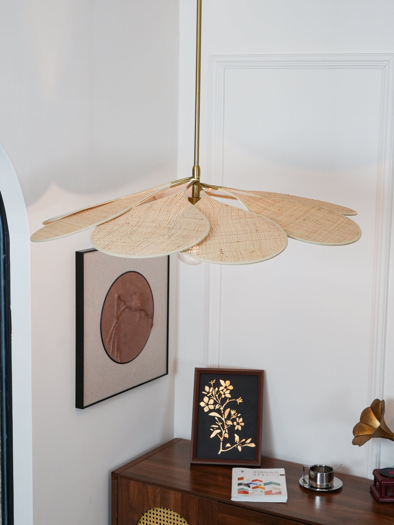 Petals Bloom Rattan Pendant Lamp M428