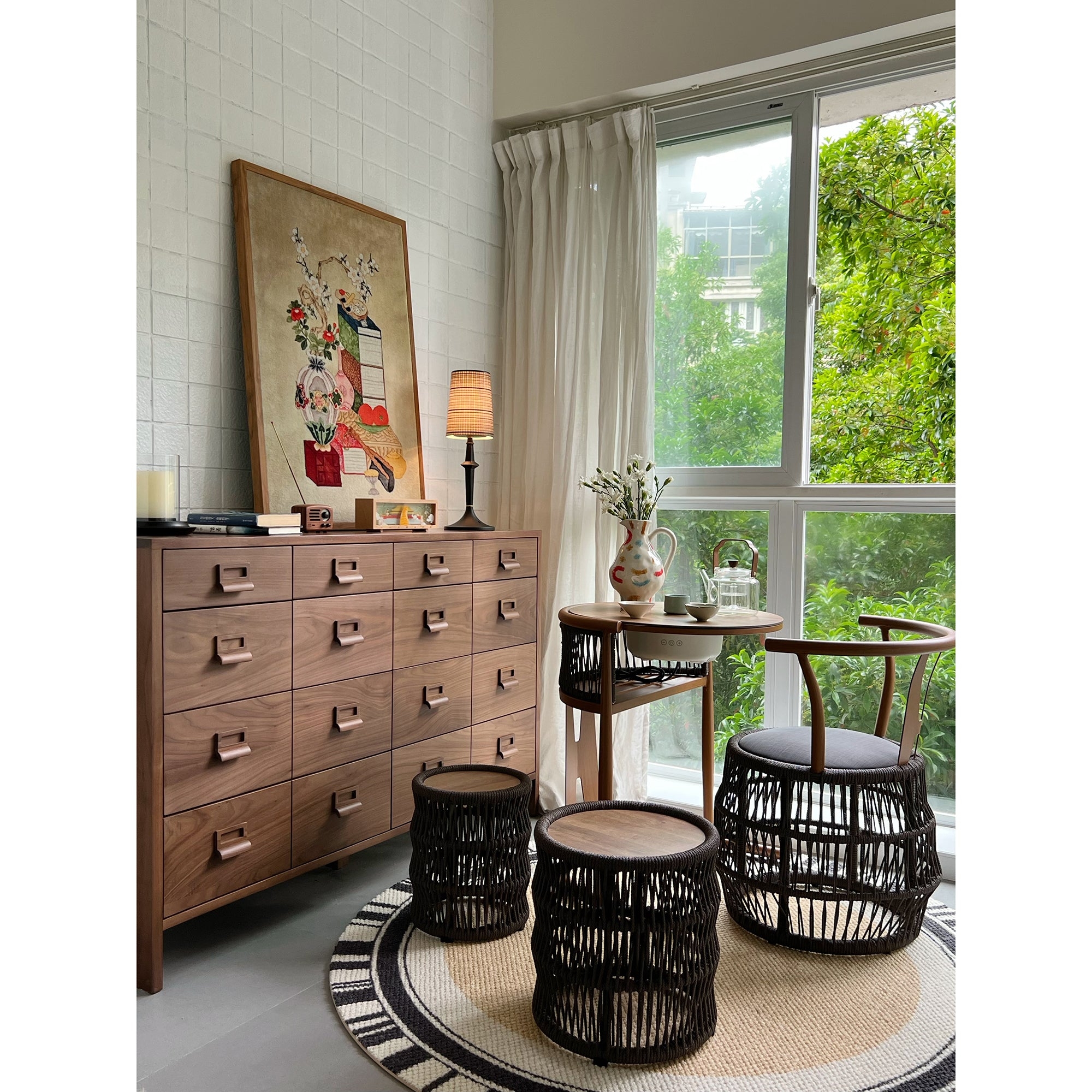 Devon Black Table Lamp (Built-in Battery) T1933