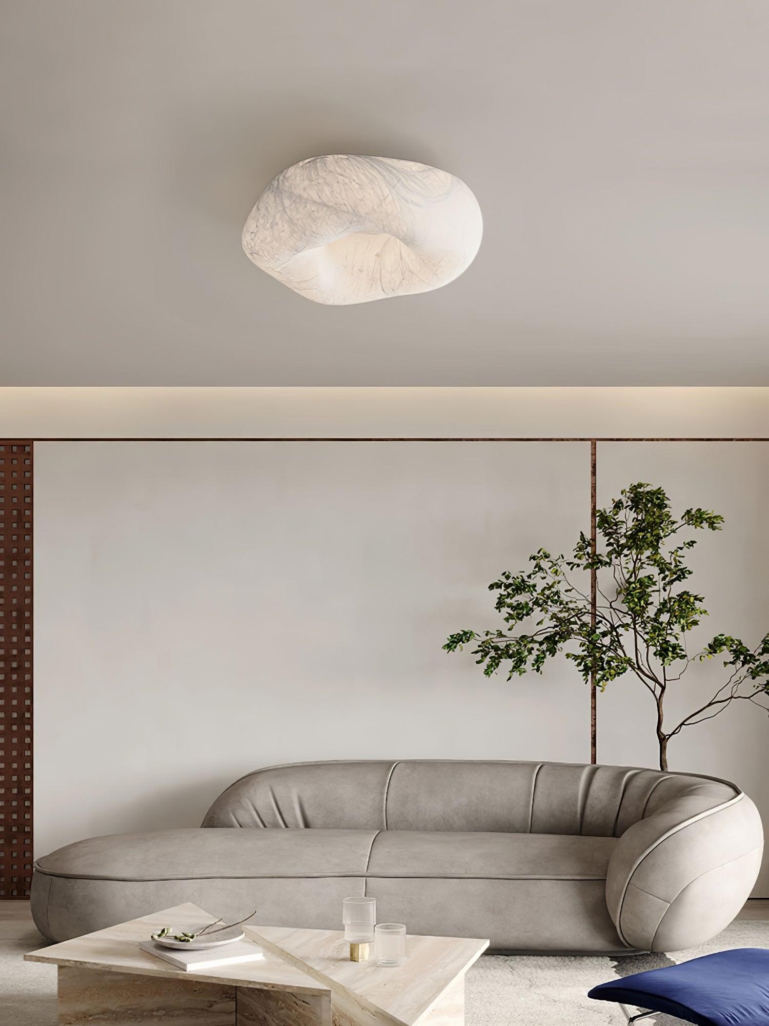 Modern Simple Silk LED Living Room Ceiling Lamp M193